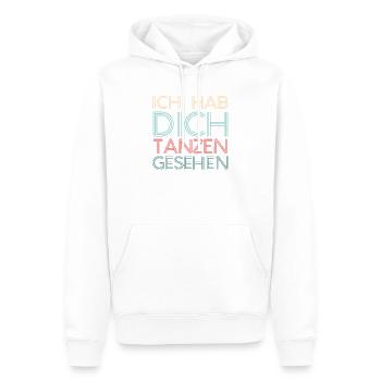 Ich hab Dich tanzen gesehen, Eberhart - Cordula - - Männer Premium Bio Hoodie - Weiß - Vorne - Nico (187cm)