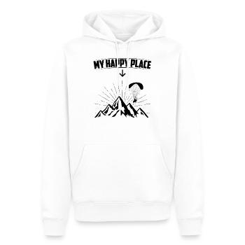 Paragliding | Paragleiter Luftsport Geschenkideen - Männer Premium Bio Hoodie - Weiß - Vorne - Nico (187cm)