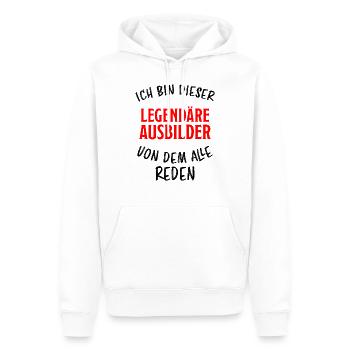 Ausbilder Lustiger Spruch Beruf Kollegen Geschenk - Männer Premium Bio Hoodie - Weiß - Vorne - Nico (187cm)