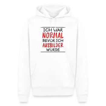 Ausbilder Lustiger Spruch Beruf Kollegen Geschenk - Männer Premium Bio Hoodie - Weiß - Vorne - Nico (187cm)