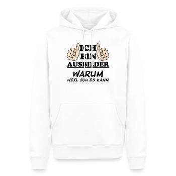 Ausbilder Lustiger Spruch Beruf Kollegen Geschenk - Männer Premium Bio Hoodie - Weiß - Vorne - Nico (187cm)