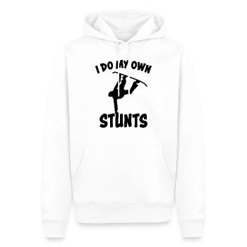 Snowboard Lustiger Spruch Snowboarding Geschenk - Männer Premium Bio Hoodie - Weiß - Vorne - Nico (187cm)
