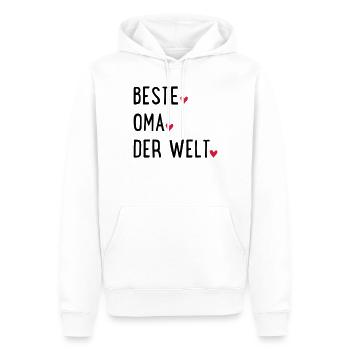 Beste Oma - Männer Premium Bio Hoodie - Weiß - Vorne - Nico (187cm)
