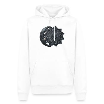 Sun and Moon of the Inca - Men’s Premium Organic Hoodie - white - Front - Nico (187cm)