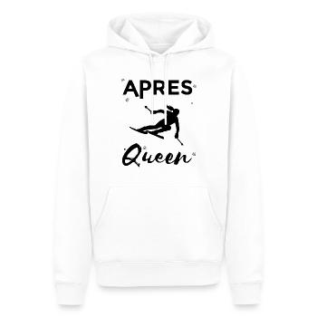 Après Queen - - Männer Premium Bio Hoodie - Weiß - Vorne - Nico (187cm)