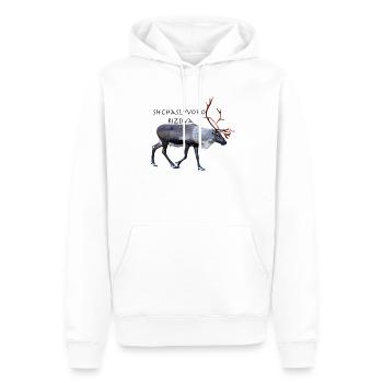 Schtschalwoho Rizdva - Männer Premium Bio Hoodie - Weiß - Vorne - Nico (187cm)