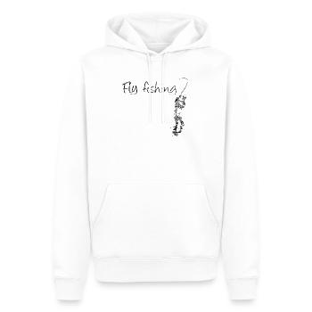 Fly fishing - Männer Premium Bio Hoodie - Weiß - Vorne - Nico (187cm)