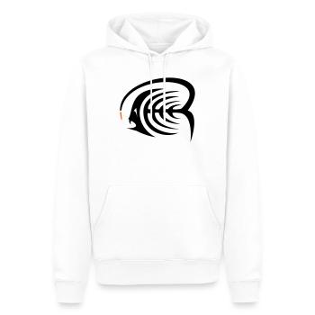 Anglerfisch - Männer Premium Bio Hoodie - Weiß - Vorne - Nico (187cm)