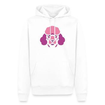 Strauß mit Sonnenbrille, Nandu, Emu - Männer Premium Bio Hoodie - Weiß - Vorne - Nico (187cm)