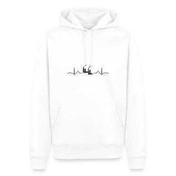 Synchronschwimmen Team Artistic Swim - Männer Premium Bio Hoodie - Weiß - Vorne - Nico (187cm)