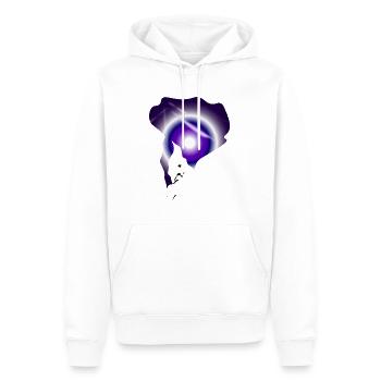 Free Yourself - Männer Premium Bio Hoodie - Weiß - Vorne - Nico (187cm)
