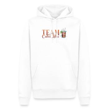 Team Cuba Libre Cocktail Barkeeper - Männer Premium Bio Hoodie - Weiß - Vorne - Nico (187cm)