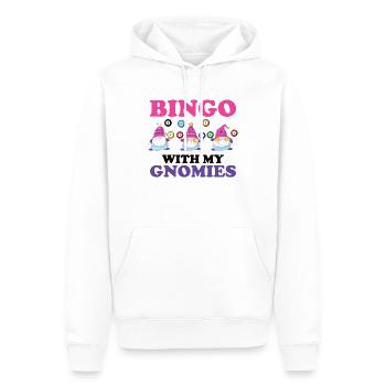 Bingo Mit Meinen Gnomies Lustiges Bingo - Männer Premium Bio Hoodie - Weiß - Vorne - Nico (187cm)