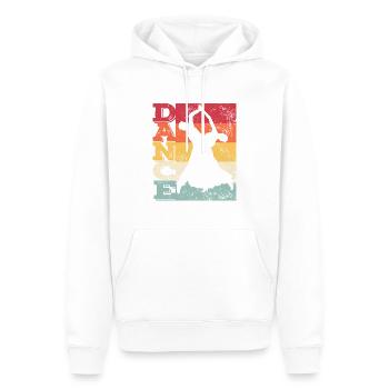 Gesellschaftstanz Wiener Walzer - Männer Premium Bio Hoodie - Weiß - Vorne - Nico (187cm)
