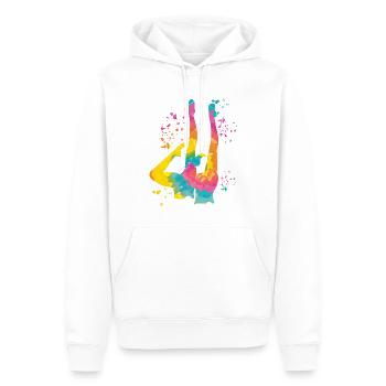 Artistic Swim Team Synchronschwimmen - Männer Premium Bio Hoodie - Weiß - Vorne - Nico (187cm)