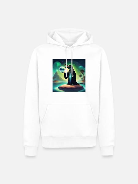Vokasma 🔮🔮🔮 - Männer Premium Bio Hoodie - Weiß