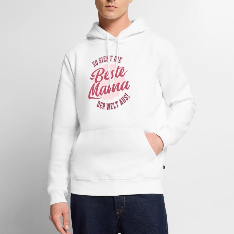Beste Mama der Welt - Muttertag Geschenk Freizeit Männer Premium Bio Hoodie