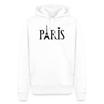 Paris Eiffelturm - Männer Premium Bio Hoodie - Weiß - Vorne - Nico (187cm)