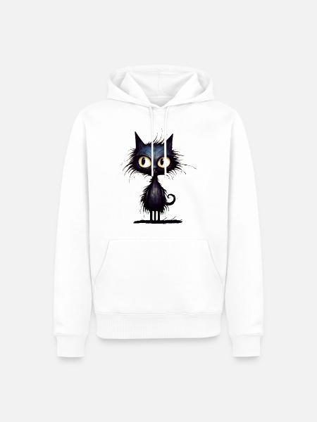 Ugly cat - Men’s Premium Organic Hoodie - white