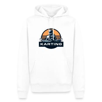 Karting vintage - Männer Premium Bio Hoodie - Weiß - Vorne - Nico (187cm)