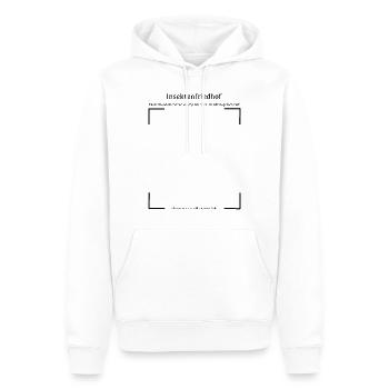 Insektenfriedhof Mücken Motorrad Motorcycle - Männer Premium Bio Hoodie - Weiß - Vorne - Nico (187cm)