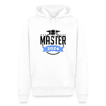 Master 2024 Master's Degree Graduation Graduate - Men’s Premium Organic Hoodie - white - Front - Nico (187cm)