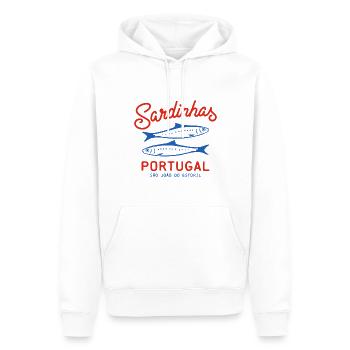 sardinen konserve sardinhas portugal - Männer Premium Bio Hoodie - Weiß - Vorne - Nico (187cm)