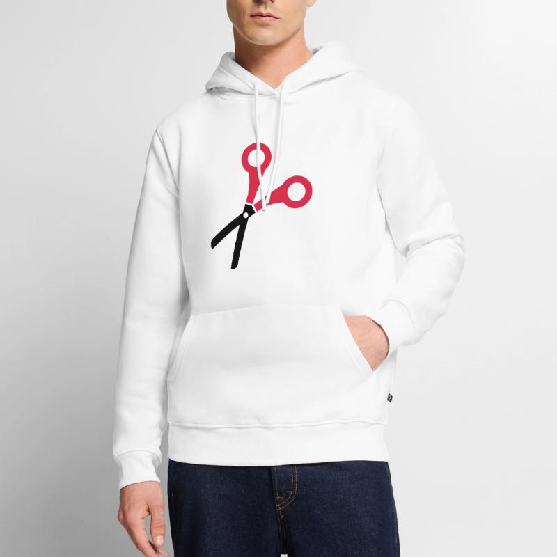 Ciseaux Sweat à capuche Premium bio Homme