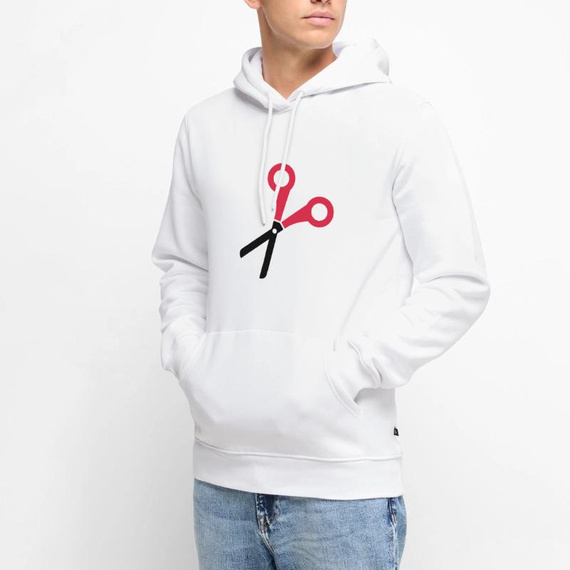 Ciseaux Sweat à capuche Premium bio Homme