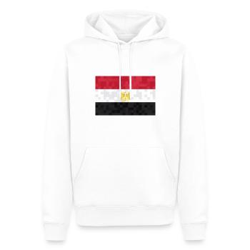 Egypte Drapeau Hurghada Afrique Drapeau égyptien - Sweat à capuche Premium bio Homme - blanc - Devant - Nico (187cm)