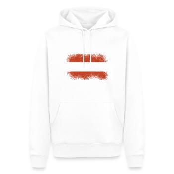 Austria Flag Austria Austrian Flag AT - Men’s Premium Organic Hoodie - white - Front - Nico (187cm)