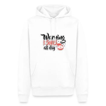 Snus rauchfrei Nichtraucher Nikotin Antiraucher - Männer Premium Bio Hoodie - Weiß - Vorne - Nico (187cm)