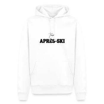 TEAM APRÈS-SKI - Männer Premium Bio Hoodie - Weiß - Vorne - Nico (187cm)