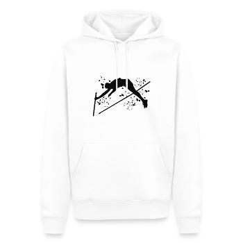 Stabhochspringer Kids Stabhochsprung - Männer Premium Bio Hoodie - Weiß - Vorne - Nico (187cm)
