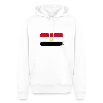 Egypte Drapeau Hurghada Afrique Drapeau égyptien - Sweat à capuche Premium bio Homme - blanc - Devant - Nico (187cm)