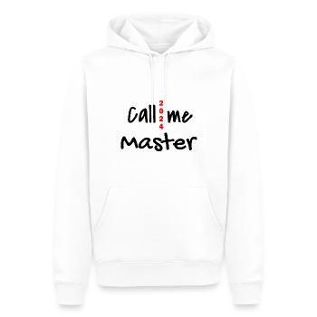 Master 2024 Master's Degree Graduation Graduation - Men’s Premium Organic Hoodie - white - Front - Nico (187cm)