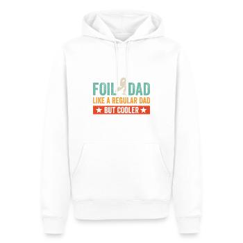 Foil Dad Wing Foil Wingsurfing Foil Wing - Men’s Premium Organic Hoodie - white - Front - Nico (187cm)