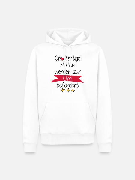 Großartige Muttis - Männer Premium Bio Hoodie - Weiß