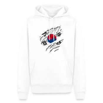 flag korea south südkorea - Männer Premium Bio Hoodie - Weiß - Vorne - Nico (187cm)