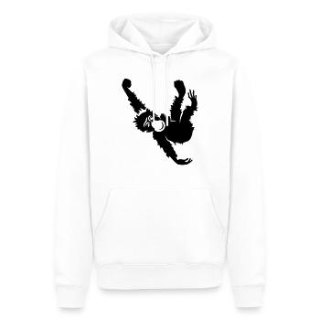 ape - Männer Premium Bio Hoodie - Weiß - Vorne - Nico (187cm)