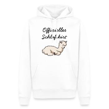 Müdes Lama Pyjama Liebe Llamas Schlafanzug Alpaka - Männer Premium Bio Hoodie - Weiß - Vorne - Nico (187cm)