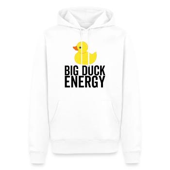 Big Duck Energie - Männer Premium Bio Hoodie - Weiß - Vorne - Nico (187cm)