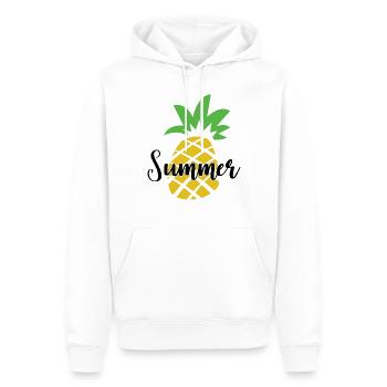 Funny Saying Funny Humor Gift Idea - Men’s Premium Organic Hoodie - white - Front - Nico (187cm)