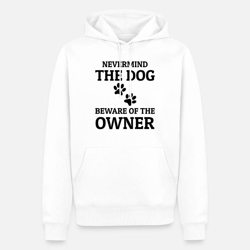 Hund Chien - Sweat à capuche Premium bio Homme - blanc