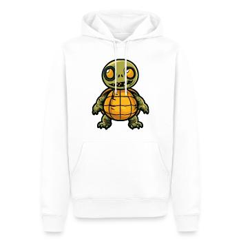 Turtle Halloween Comic Funny - Men’s Premium Organic Hoodie - white - Front - Nico (187cm)