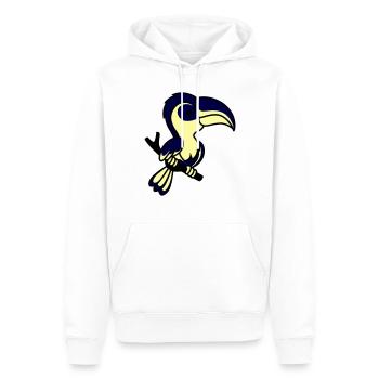 papagei - Männer Premium Bio Hoodie - Weiß - Vorne - Nico (187cm)