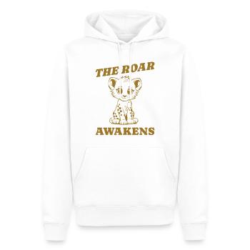 the roar awakens Geschenk - Männer Premium Bio Hoodie - Weiß - Vorne - Nico (187cm)