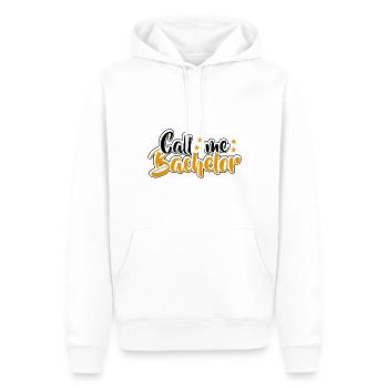 Baccalauréat Réussi Graduation Doctorat Graduation - Sweat à capuche Premium bio Homme - blanc - Devant - Nico (187cm)