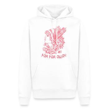 7 Apparel - Far far away - Männer Premium Bio Hoodie - Weiß - Vorne - Nico (187cm)