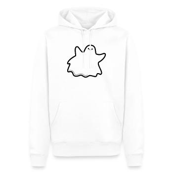 Geist - Männer Premium Bio Hoodie - Weiß - Vorne - Nico (187cm)